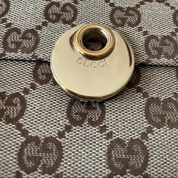 Vintage Gucci pink Eclipse continental wallet - Picture 2 of 7